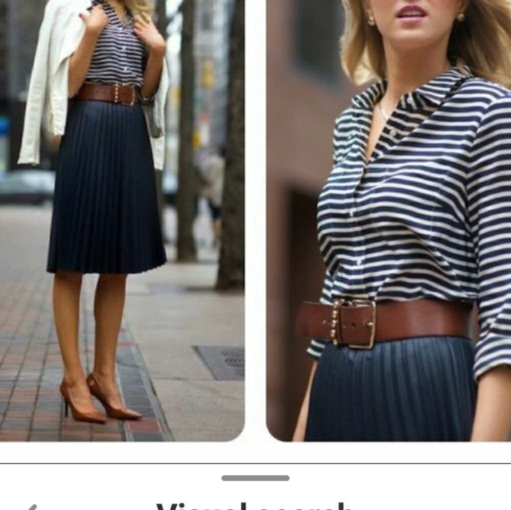 JCrew Boyfriend silk button up